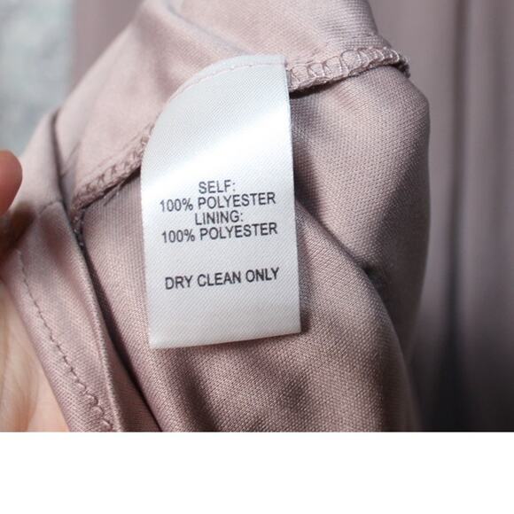 Lulus Air of Romance‎ Taupe Maxi Dress NWT Size Medium Lined Zip Sleeveless - Picture 7 of 8